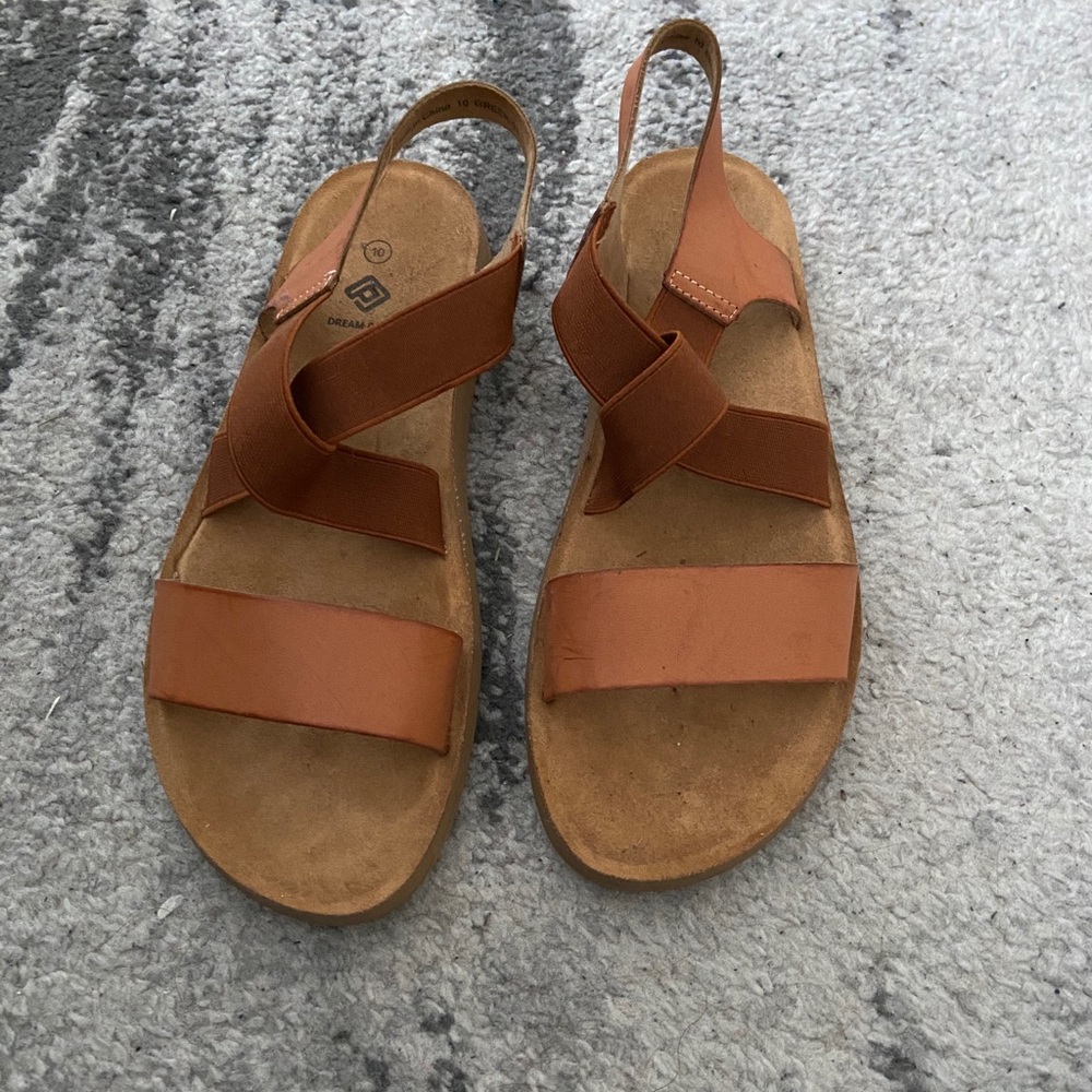 Brown sandals